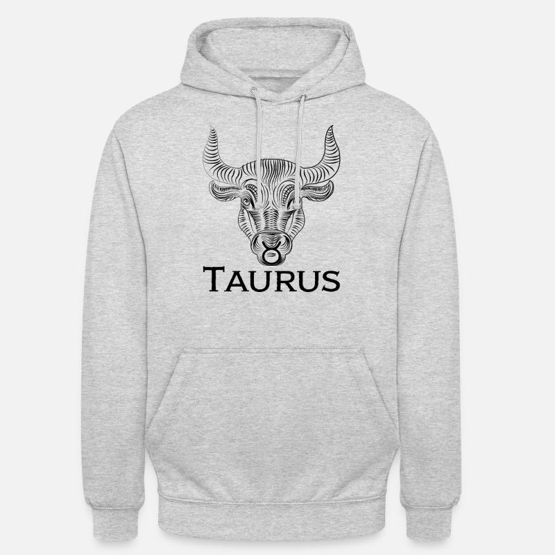 taurus1s Zeichenfläche 1 - Unisex Hoodie - Hellgrau meliert
