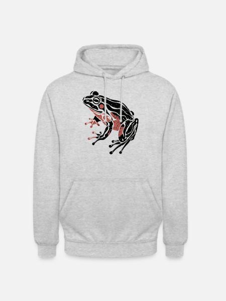 FROG - Unisex Hoodie - light heather grey