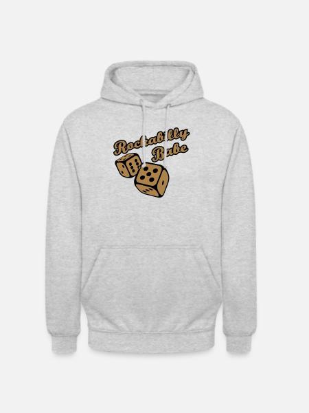 Rockabilly Babe - Unisex Hoodie - light heather grey