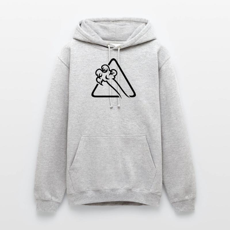 Griffes de chat / griffes en triangle (1c) Sweat-shirt à capuche unisexe