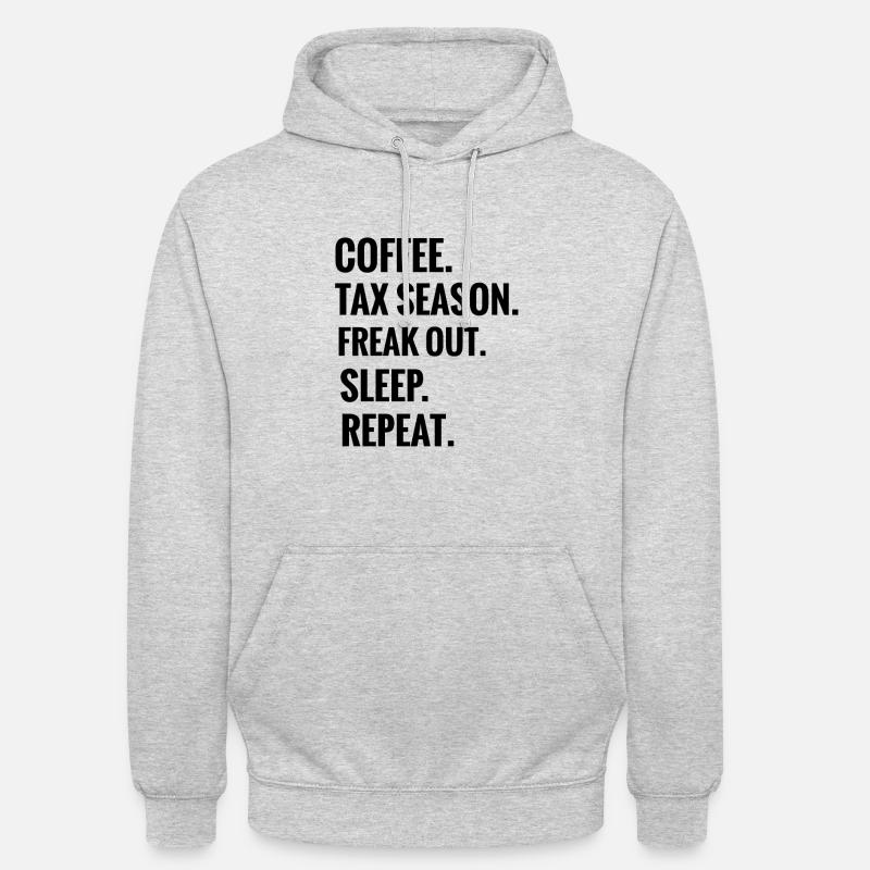 Comptabilité | Comptable comptable Comptable Comptable - Sweat-shirt à capuche unisexe - gris clair chiné