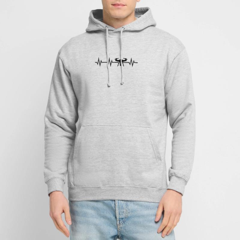 Drones pilote cadeau drones féru de drones FPV Drone Sweat-shirt à capuche unisexe