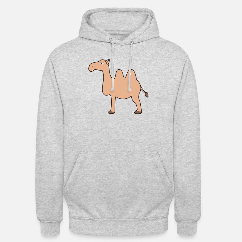 Kamel - Sweat-shirt à capuche unisexe - gris clair chiné