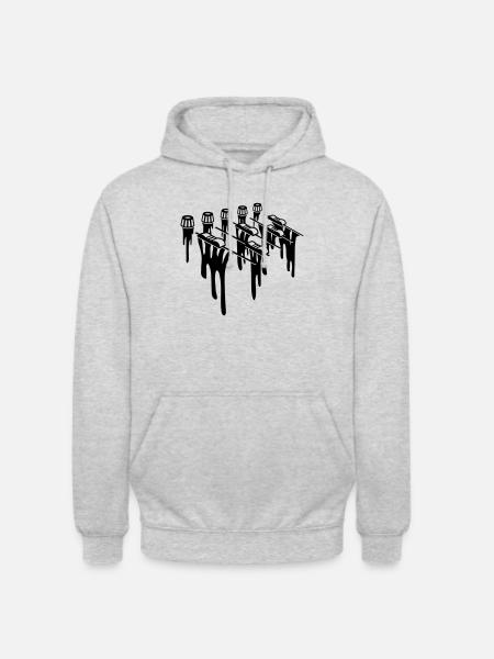 Drop Sound Controller Mixer - Unisex Hoodie - light heather grey