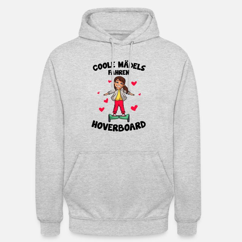 Hoverboard - Unisex Hoodie - Hellgrau meliert