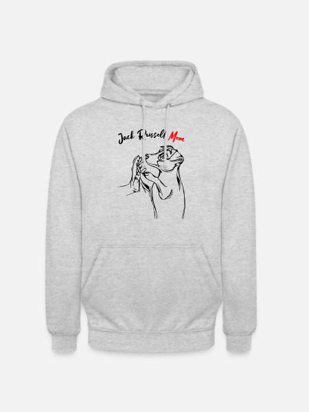 Jack Russell Terrier - Unisex Hoodie - light heather grey