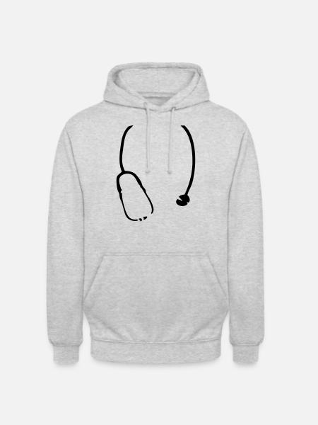 Stethoscope - Unisex Hoodie - light heather grey