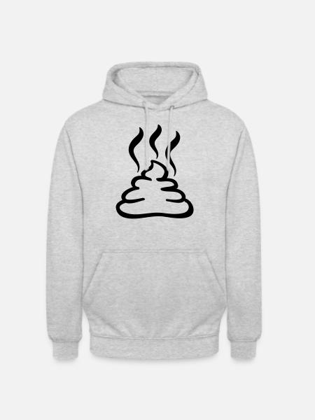 shit_smell__f1 - Unisex Hoodie - light heather grey