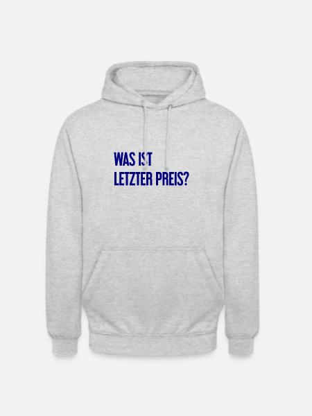 What is last price? - Unisex Hoodie - light heather grey