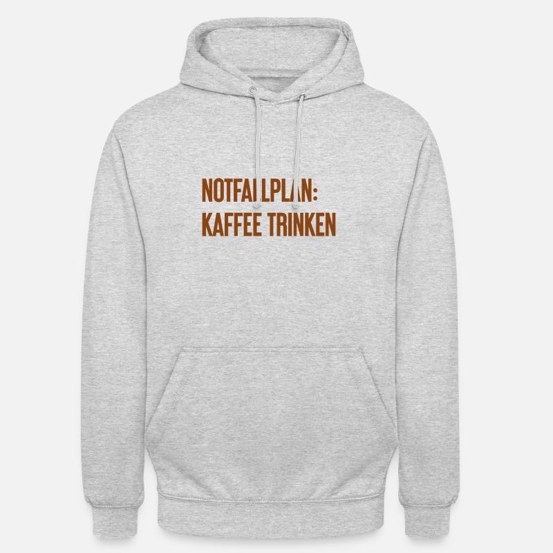 Coffee Contingency Plan - Unisex Hoodie - light heather grey