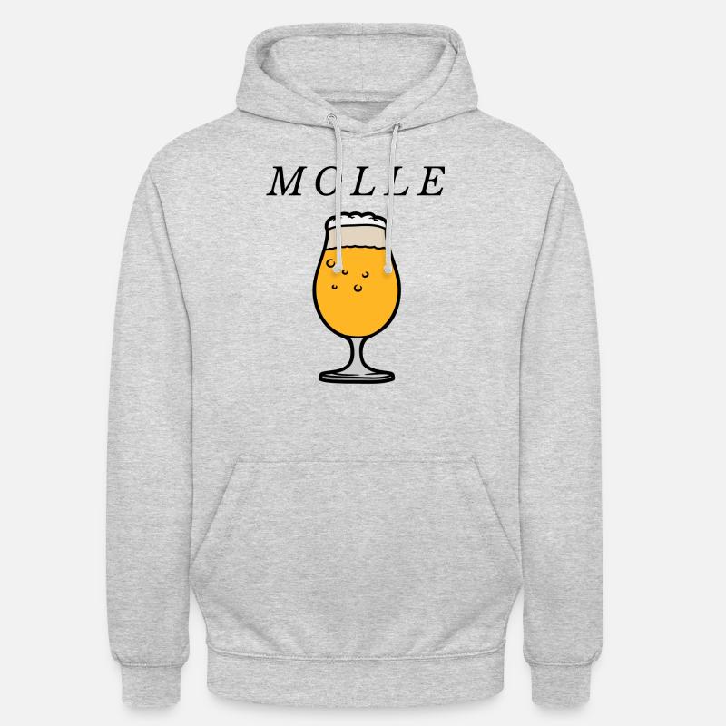 Molle - Unisex Hoodie - Hellgrau meliert
