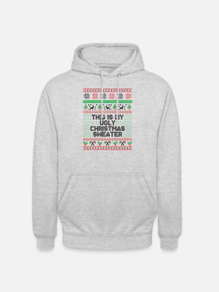 This is my ugly christmas sweater - Unisex Hoodie - light heather grey
