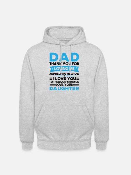 Father daughter gift - Unisex Hoodie - light heather grey