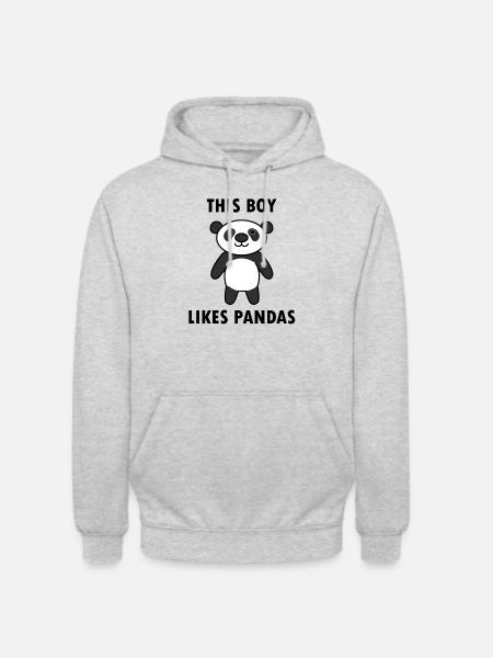 Panda Bear Wilderness Australia Outback - Unisex Hoodie - light heather grey