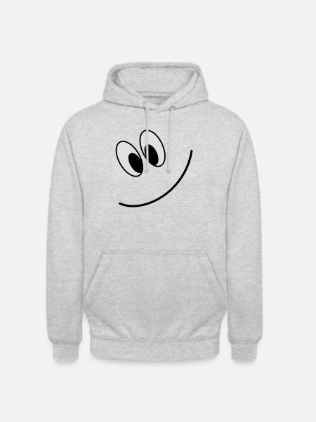 Smile 2 - Unisex Hoodie - light heather grey