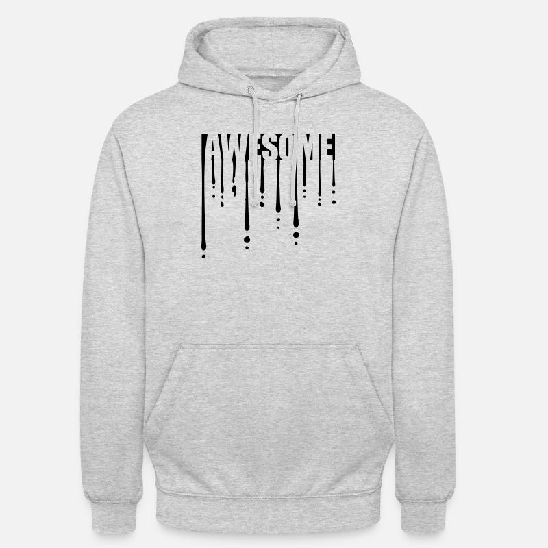 Drops Awesome Graffiti - Unisex Hoodie - light heather grey