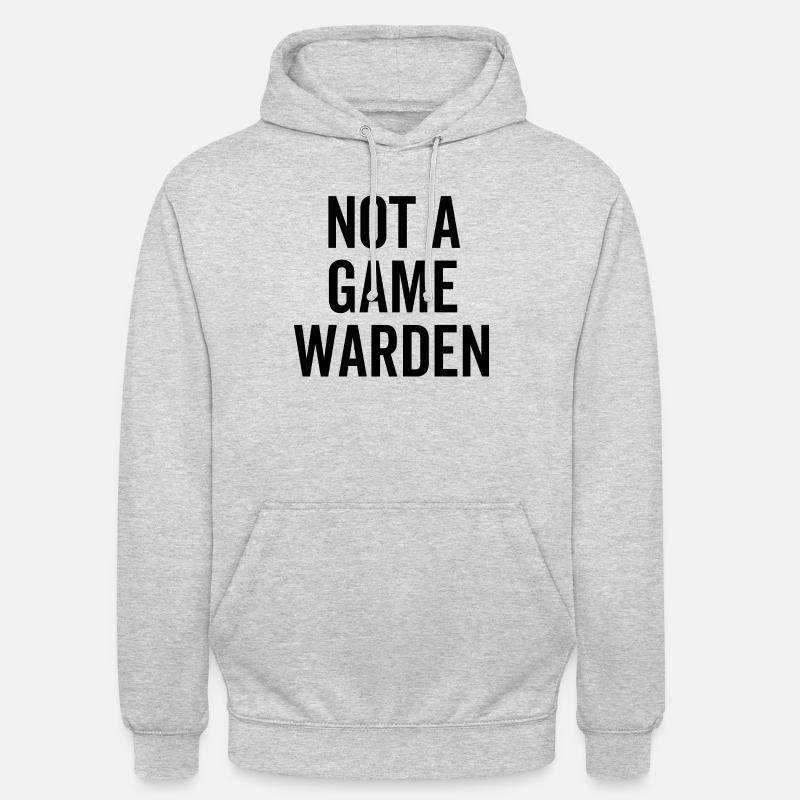 Kein Wildhüter - Unisex Hoodie - Hellgrau meliert