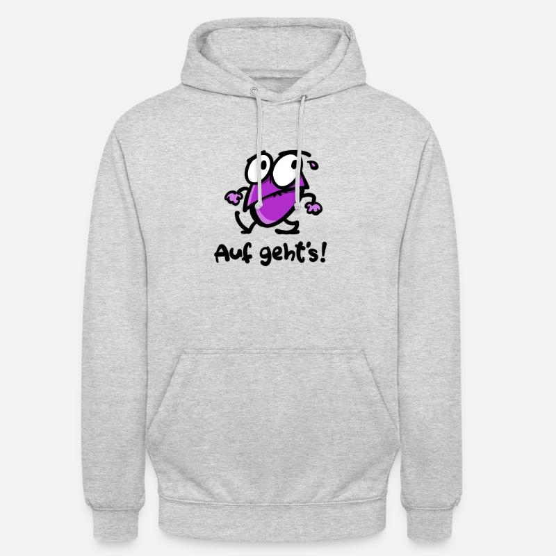 Laus 2 - Unisex Hoodie - Hellgrau meliert