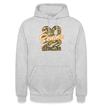 SENIOR 2022 - Unisex Hoodie - light heather grey - Front - Alina (178cm) & Michal (187cm)