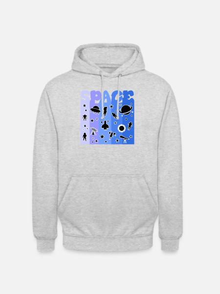 Space, Astronaut, Space, Space - Unisex Hoodie - light heather grey