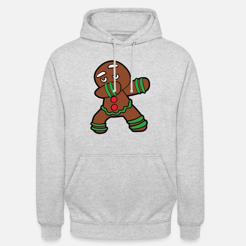 Noël - Sweat-shirt à capuche unisexe - gris clair chiné