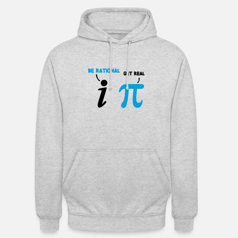 Math saying Rational Real Gift - Unisex Hoodie - light heather grey