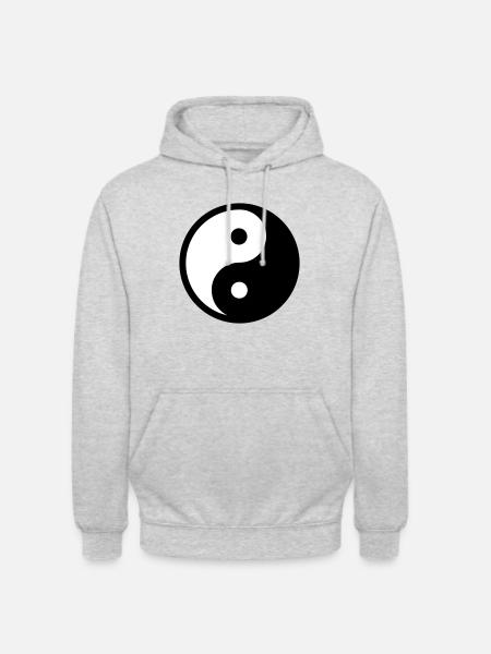 Yin yang - Unisex Hoodie - light heather grey