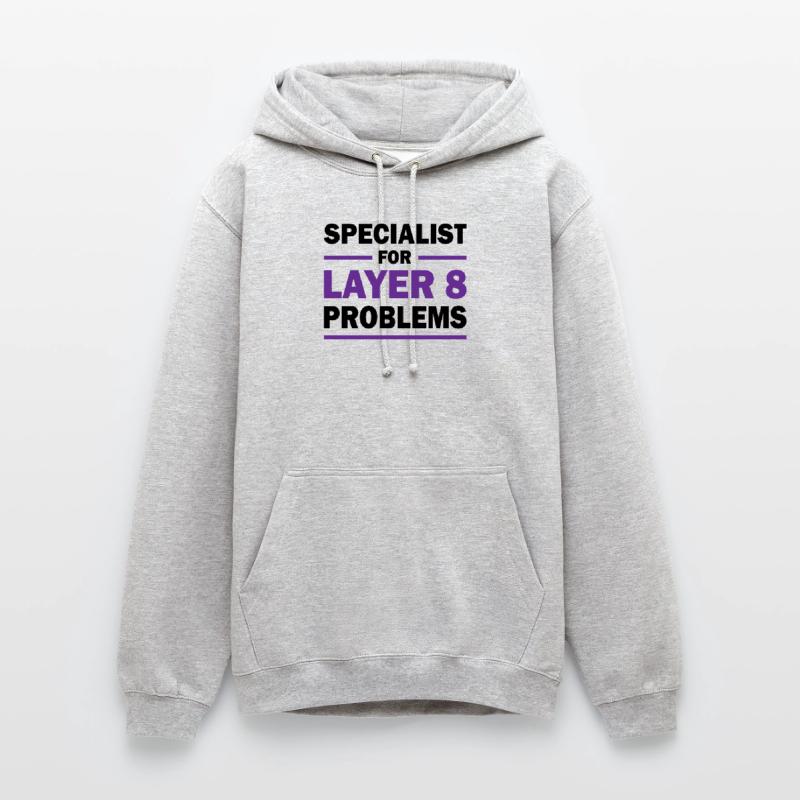 Layer 8 programmer saying gift Unisex Hoodie