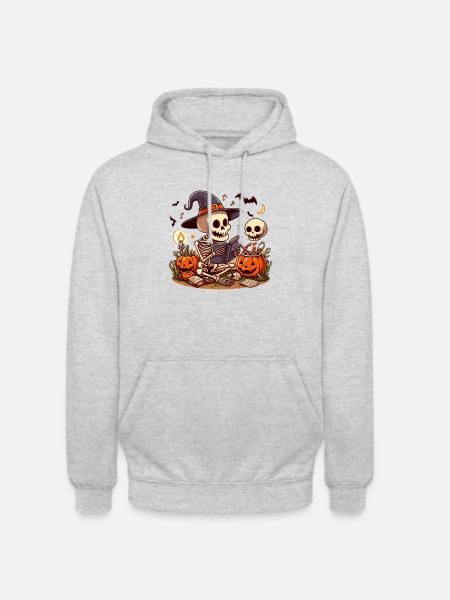 Mr Os Spooky Halloween - Unisex Hoodie - light heather grey