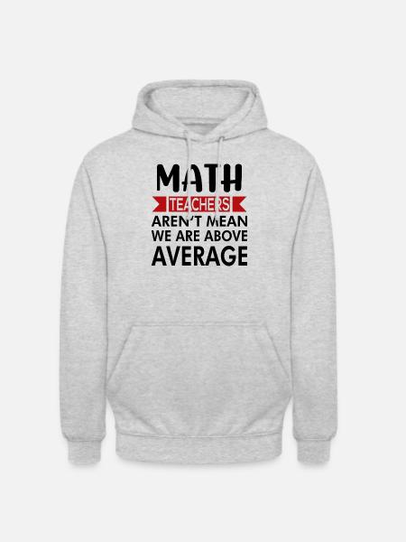 Mathelehrer unterrichten Mathematik Spruch - Unisex Hoodie - Hellgrau meliert