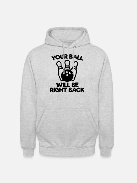 Schüssel wieder - Unisex Hoodie - Hellgrau meliert