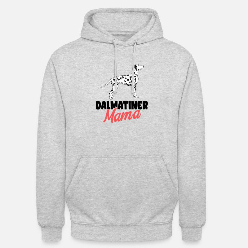 Dalmate - Sweat-shirt à capuche unisexe - gris clair chiné