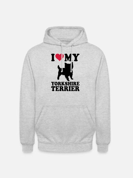 Yorkshire Terrier - Unisex Hoodie - light heather grey