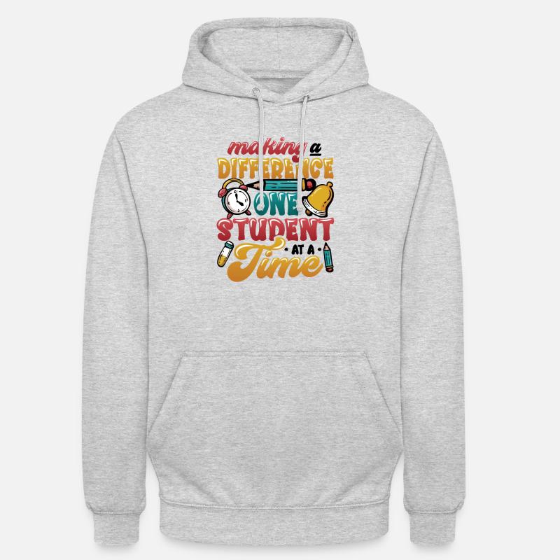 Making a difference - Unisex Hoodie - light heather grey