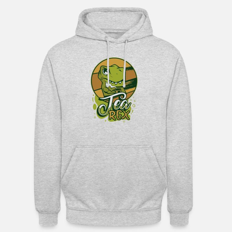 Tee-Experte Teetrinker Teesüchtiger Tee-Enthusiast - Unisex Hoodie - Hellgrau meliert