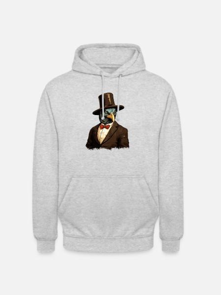 Thanksgiving American Pilgrim Turkey - Unisex Hoodie - light heather grey