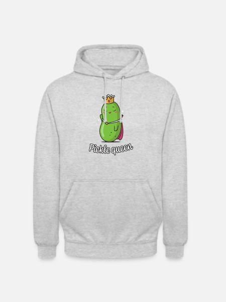 Pickle Queen - Unisex Hoodie - light heather grey