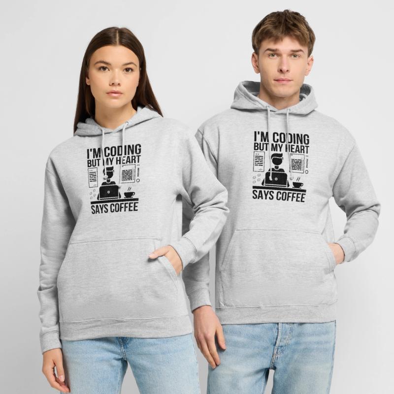 Kaffee-Codierung Programmierer Programmierer Entwickler Nerd Coff Unisex Hoodie