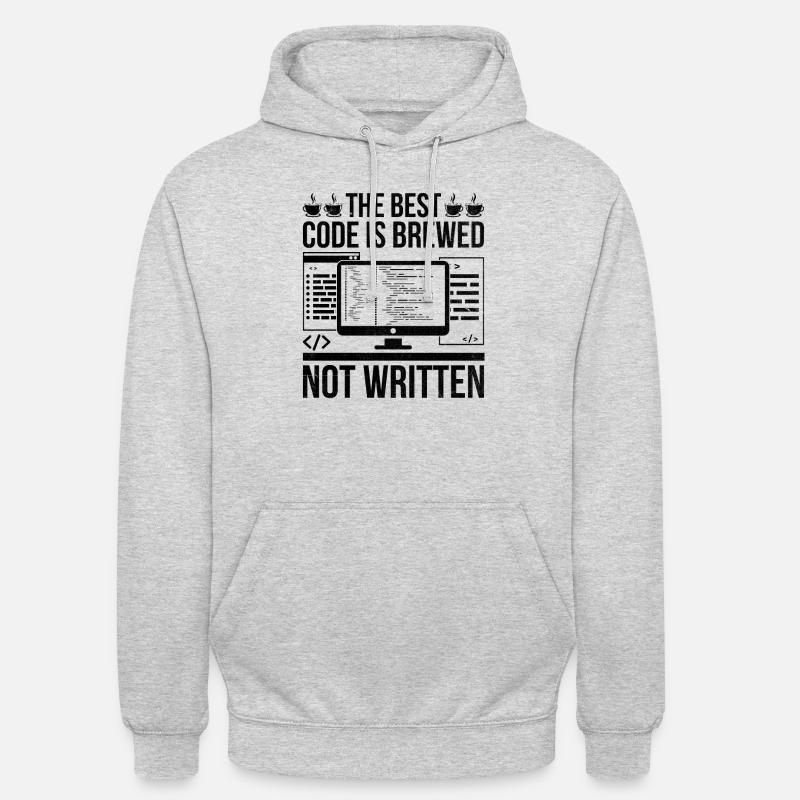 Kaffee-Codierung Programmierer Programmierer Entwickler Nerd Coff Unisex Hoodie