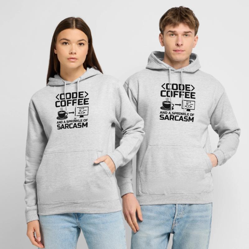 Kaffee-Codierung Programmierer Programmierer Entwickler Nerd Coff Unisex Hoodie