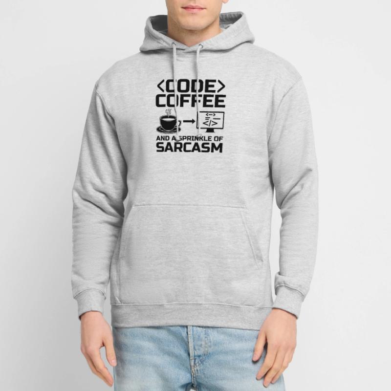 Kaffee-Codierung Programmierer Programmierer Entwickler Nerd Coff Unisex Hoodie