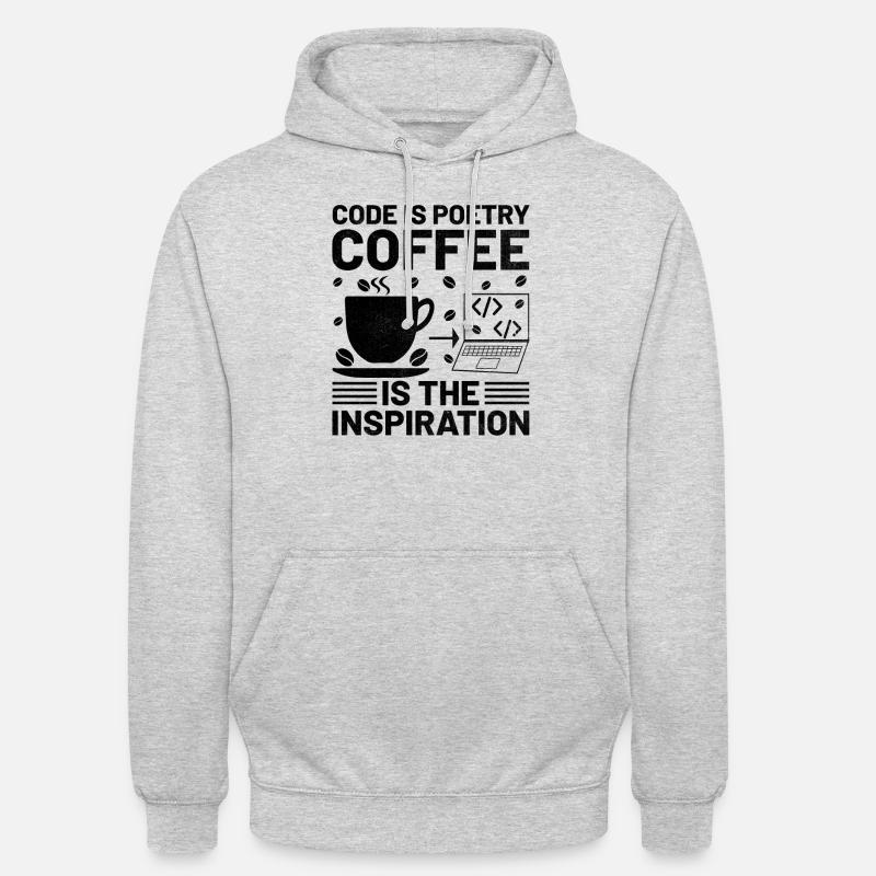 Café Codage Programmeur Codeur Développeur Nerd Coff Sweat-shirt à capuche unisexe