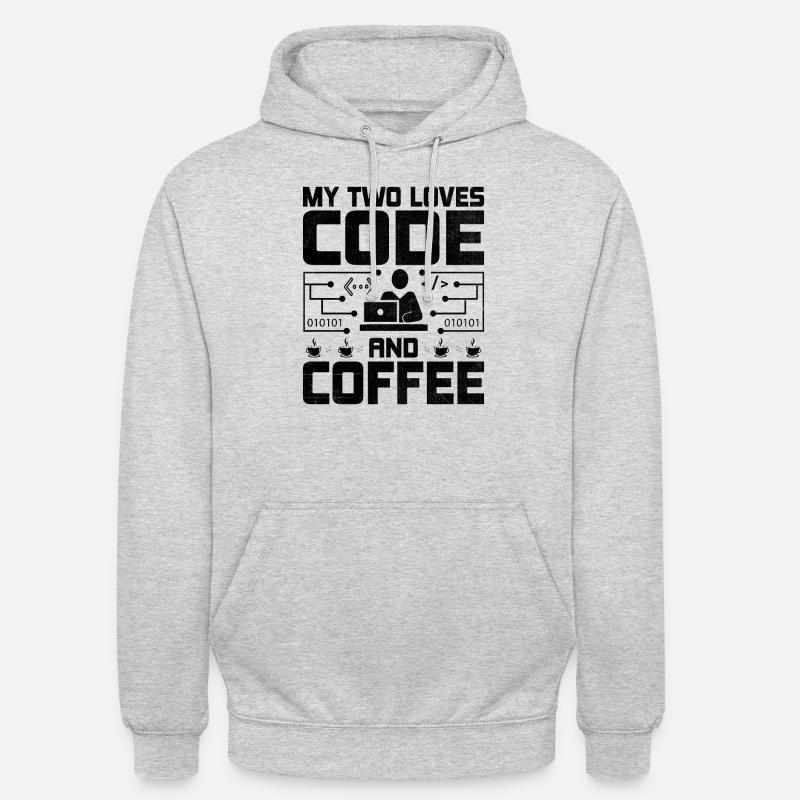 Kaffee-Codierung Programmierer Programmierer Entwickler Nerd Coff Unisex Hoodie