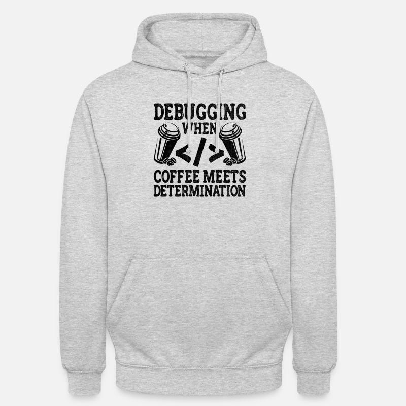 Café Codage Programmeur Codeur Développeur Nerd Coff Sweat-shirt à capuche unisexe