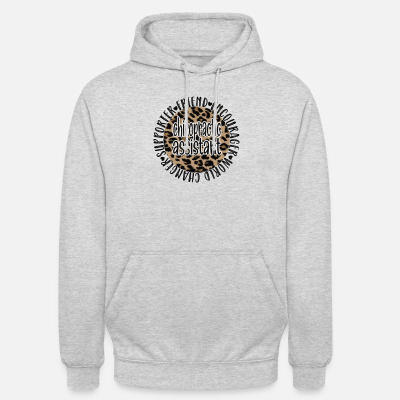 Chiropraktischer Assistent Chiropraktik-Assistent - Unisex Hoodie - Hellgrau meliert
