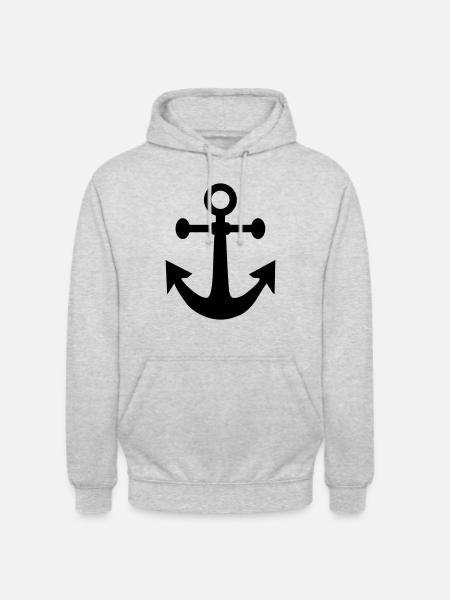 Anchor Ship Seafaring - Unisex Hoodie - light heather grey