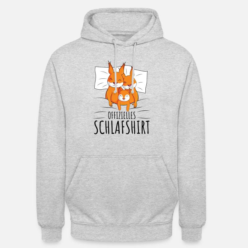 Eichhörnchen - Unisex Hoodie - Hellgrau meliert