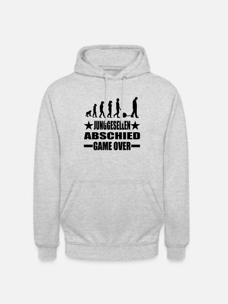 Junggesellenabschied - Unisex Hoodie - Hellgrau meliert