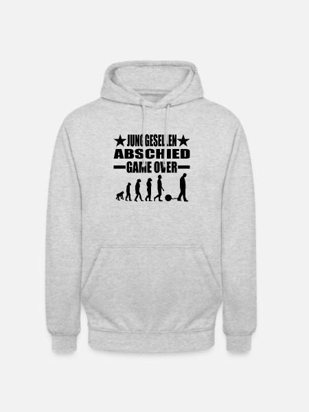 Junggesellenabschied - Unisex Hoodie - Hellgrau meliert