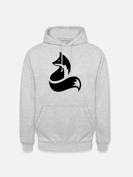 Fox - Unisex Hoodie - light heather grey